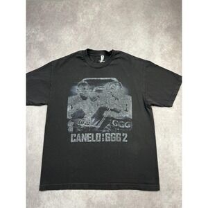Canelo vs GGG 2‎ Shirt Mens Large Black Boxing Fight Event 2018 Las Vegas Tee